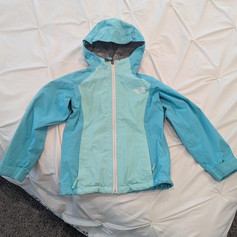 Girls The North Face rain jacket raincoat